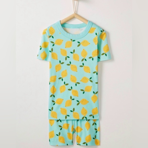 Hanna Andersson Other - Hanna Andersson Lemon Print Short Pajamas Set size 4